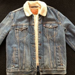 Levi’s Indigo Type lll Sherpa Denim Jacket